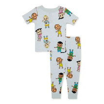 Cocomelon Toddler Girl&#39;s Snug-Fit 2 Piece Pajama Set, White Size 5T - $17.81