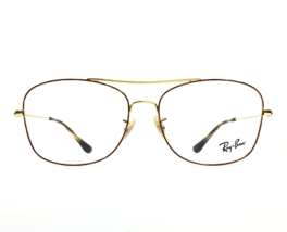 Ray-Ban Brille Rahmen RB6499 2945 Schildplatt Gold Quadratisch Draht Felge - £89.21 GBP