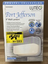 Lutec Coastal Port Jefferson Integrated LED Bulkhead Wall Lantern Outdoo... - $22.36