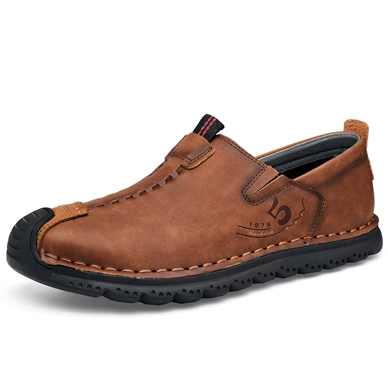 New Big Size Men&#39;s Shoes Split Leather Men Casual Shoes Fashion Top Qual... - £38.25 GBP