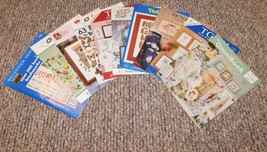 Lot 10 Jeanette Crews Designs Cross Stitch Book Booklet Leaflet Patterns... - £13.23 GBP