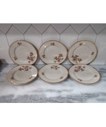 Arabia of Finland Myrna Bread &amp; Butter Plates, Set Of 6, 7&quot; D, Vintage, ... - £22.89 GBP