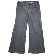 Venezia Pants Womens 2P Gray Petite Bootcut Mid Rise Stretch Pocket Denim Jeans - £18.59 GBP