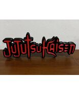 Jujutsu Kaisen Logo Sign 3D Printed Name Plate Anime Manga Desk Decor Bl... - $14.69