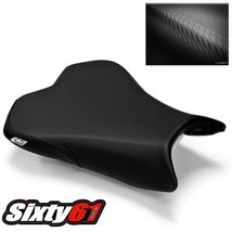 Kawasaki ZX10R Seat Covers 2008 2009 2010 Luimoto Front Black Carbon ZX 10R - £47.81 GBP