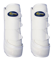 Horse Sports Medicine Leg Splint Boots White 41WHA - £41.20 GBP+