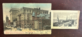 Milwaukee~Wisconsin St Looking WEST~1910 Antique Pull Out Images Photo Postcard - £10.52 GBP