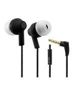 Cellet ENCORE 3.5mm Stereo Hands Free Rubberized Earbuds BLACK - £8.15 GBP