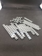 Lego Bulk Lot Dark Bluish Grey Assorted Sizes 1624/16 - £1.89 GBP