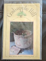 Crab-Apple Hill Flower Basket Pail &amp; Needlecase Sewing Instruction Pattern 814 - £7.52 GBP
