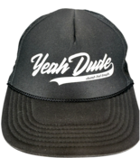 Yeah Dude - dumb but tough - Black Foam Mesh back Strapback Adjustable C... - €11,02 EUR