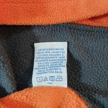 Starter RM34403 Men's Orange & Black 1/4 Zip Long Sleeve Pullover Sweatshirt M image 6