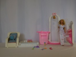 Barbie Dream Wedding Boutique Playset 1999 + Grand Piano Concert + Wicker Furnit - £25.33 GBP