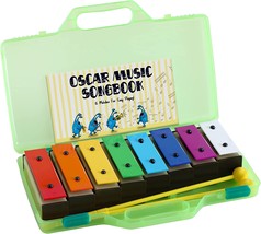 MINIARTIS Resonator Bells for Kids | Glockenspiel Xylophone 8 Notes Colorful - $46.99