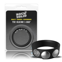 Rock Solid Silaflex 3-Snap (Adjustable) Black - $19.95