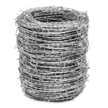 Real Barbed Wire 328Ft (100M) 16 Gauge 4 Point - Great for Crafts, Fence... - $84.14