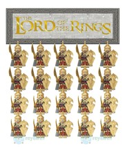 20Pcs The Lord Of The Rings Hobbit The Noldor Elf Royal Guard Minifigures - £25.57 GBP