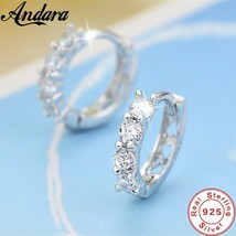 Wholesale 925 Silver Earrings Inlaid With Zircon Crystal Earrings For Wo... - $13.14
