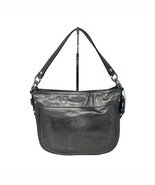 COACH Zoe Gunmetal Gray Leather Convertible Handbag Crossbody Purse F14707 - $1,105.28 MXN
