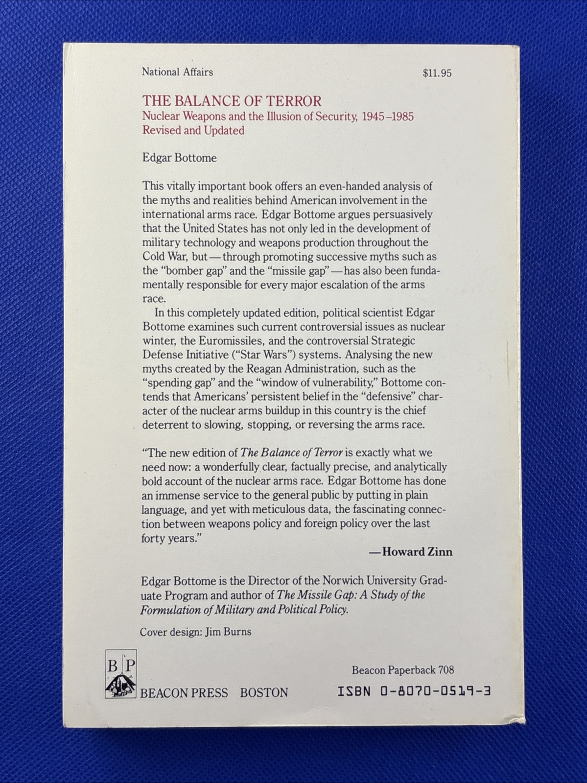 The Balance of Terror By Edgar Bottome Arms Race Soviet Union ...