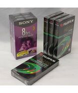 Sony 8 Hour EP VHS 3 &amp; Fujifilm HQ 120 4 Blank VHS Tapes Video Cassette ... - $32.94 CAD