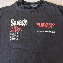 Popular Poison Legendary Savage Men’s Black Cotton Graphic T-Shirt Size XL image 5