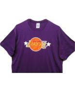Vtg 80s Los Angeles Lakers Logo 7 Champions T Shirt Size XL Made in USA - £55.63 GBP