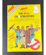 Real GHOSTBUSTERS Jell-O Jello Activity &amp; Sticker book Poster RARE 1984 ... - £108.24 GBP