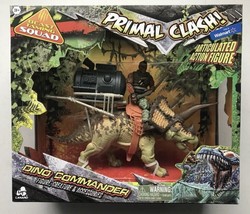 Primal Clash Dino Commander Triceratops Figure Walmart Exclusive 2018 Lanard NEW - $32.95