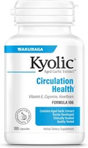 Kyolic Aged Garlic Extract Formula 106, Circulation Health, 100 Capsules (Packag - £22.37 GBP