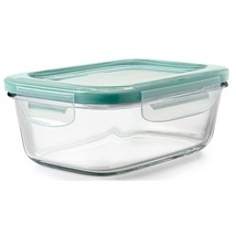 Good Grips 3.5 Cup Smart Seal Glass Rectangle Food Storage Container, Clear - £31.12 GBP