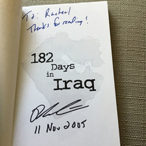 Phil Kiver SIGNED 182 Days In Iraq Army Journalist M*A*S*H Baghdad 2005 1st Ed. - £15.53 GBP