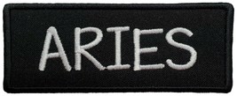 Aries Zodiac Embroidered Iron On Patch Choose Hook &amp; Loop or Iron On - $5.50+