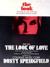 Dusty Springfield The Look Of Love Album AD 1967 Vintage Artwork Pop Rock Music - £36.41 GBP