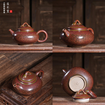 Handmade Chinese Yao Bian Jun Glaze Ceramic Teapot - Artisan Tea Brewing... - €128,81 EUR