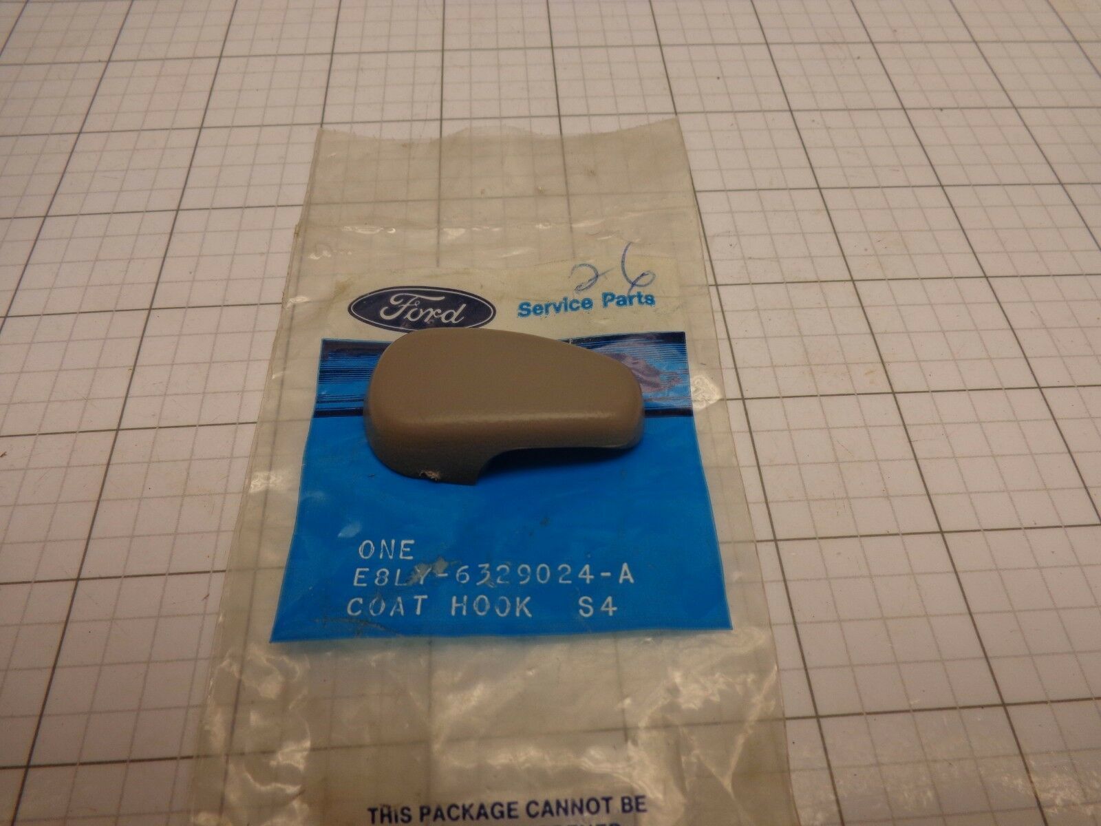FORD OEM NOS E8LY-6329024-A Coat Hook Hanger Some Lincoln Grey - $13.53