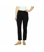 C. Wonder Stretch Twill Pull-On Ankle Pants, Black, Regular 14 (A286426)... - $305.44 MXN