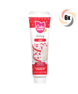 6x Tubes Cake Mate Decorating Icing | Red | 4.25oz | Tastes Delicious - $665.05 MXN