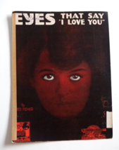 1919 Eyes That Say &quot;I Love You&quot; Sheet Music by Fred Fisher - £10.08 GBP