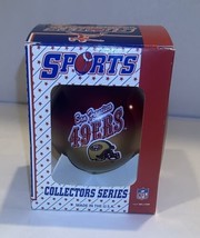 Vintage San Francisco 49ers NFL Sports Collectors Series Topperscot Orna... - £13.82 GBP