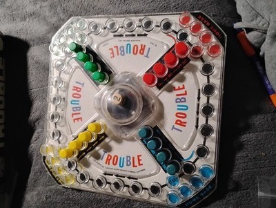 Vintage 1965 Trouble Board Game Kohner Bros Complete Board Game Pop-o-Matic Item image 4