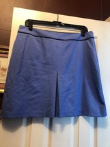 NWT Ladies GREG NORMAN Periwinkle Blue Pleated Front Golf Skort - 8 &amp; 12 - £25.52 GBP