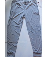 Spark Active Light Grey Drawstring, Elastic Waist Leggings XXL - $12.87