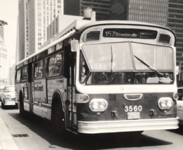 Chicago Transit Authority CTA Bus #3560 Streeterville Route 157 B&amp;W Photograph - £7.46 GBP