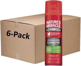 NatureS Miracle Advanced Stain And Odor Eliminator Foam Dog 17.5 Ounces,... - $53.99