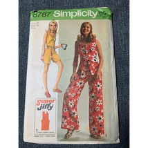 Simplicity Misses Jumpsuit Pant Sewing Pattern sz 12 8787 - uncut - $12.86