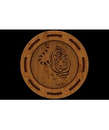 Digital files for laser cutting and 3D printing: SVG, STL, STEP - Tiger - $151.42 MXN
