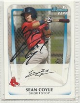 Sean Coyle signed autographed card 2011 Bowman Prospects - £7.65 GBP