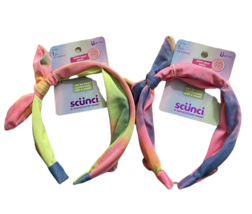 2 Pack Scunci U Got This Hair Headband pink &amp; yellow - NEON for Kids Girls - $14.84