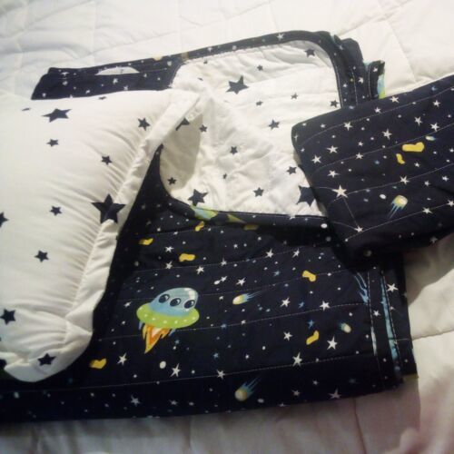 Lush Decor Space 3pc quilt Blanket   - $6.79